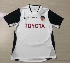 03-04 Retro Version Valencia Home White Thailand Soccer Jersey AAA-HR/503