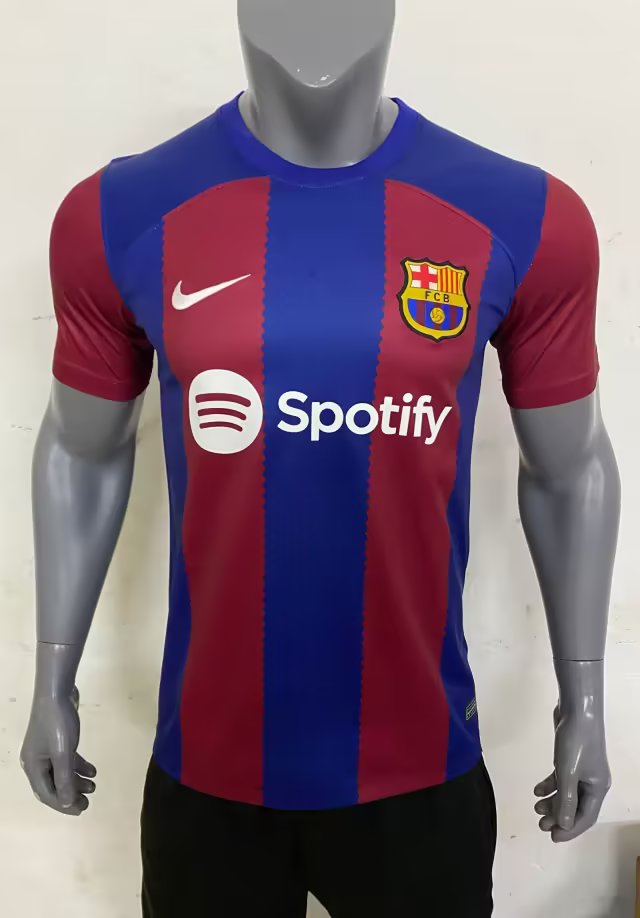 2023/24 Barcelona Home Red & Blue Thailand Soccer Jersey AAA-522