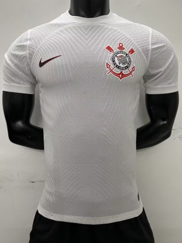 Player Version 2023/24 Corinthians White Thailand Soccer Jersey AAA-16/308/MY