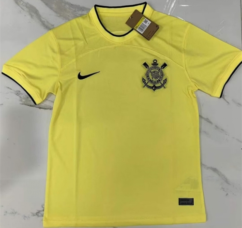 2023/24 Corinthians Yellow Thailand Soccer Jersey AAA-PF