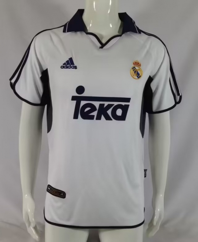 00-01 Retro Version Real Madrid Home White Thailand Soccer Jersey AAA-811/2041/503