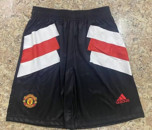 2023/24 Special Version Manchester United Black Thailand Soccer Shorts-509