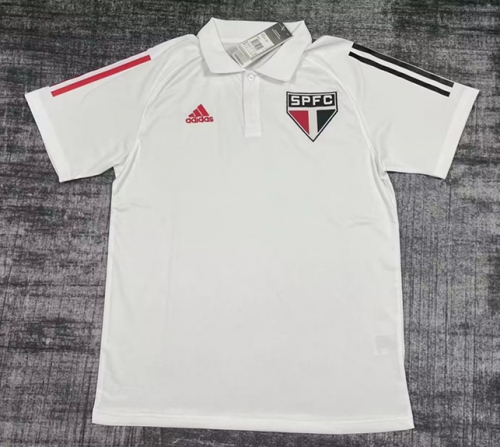 2023/24 São Paulo FC WhiteThailand Polo Shirts-BY