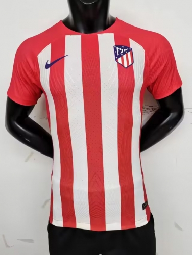 Player Version Atletico Madrid Home Red & White Thailand Soccer Jersey-MY/703