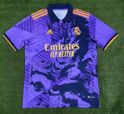 2023-24 Real Madrid Purple Thailand Soccer Jersey AAA-23/410/416