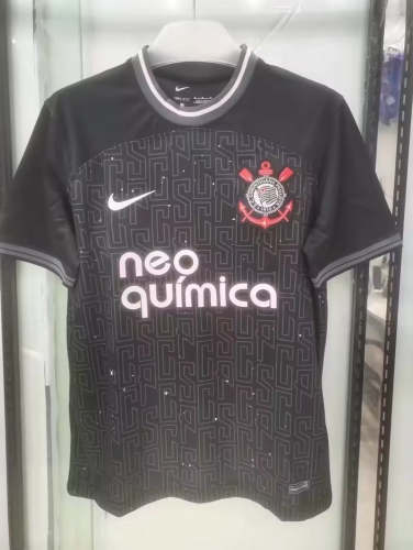 2023/24 Casual Version Corinthians Black Thailand Soccer Jersey AAA-23