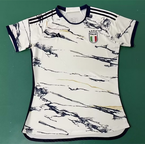 2023/24 Italy Away White Women Soccer Jersey AAA-JJ