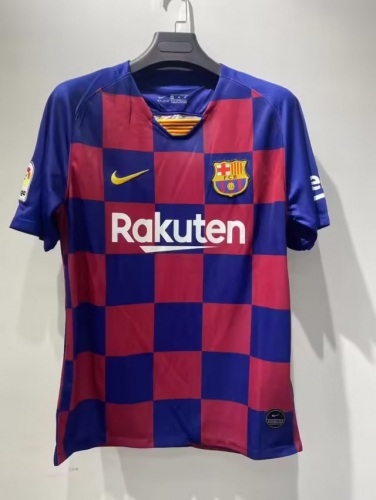 19-20 Retro Version Barcelona Home Red & Blue Thailand Soccer Jersey AAA-510/301/410