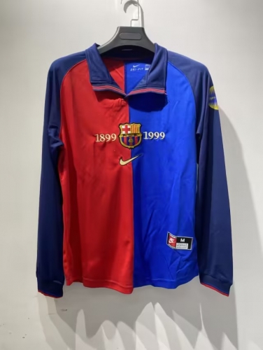 1899 Retro Version Barcelona Red & Blue LS Thailand Soccer Jersey AAA-908/410