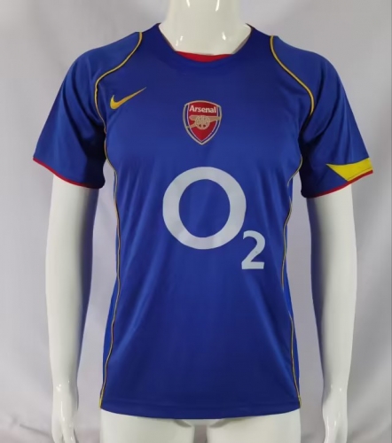 04-05 Retro Version Arsenal Away Blue Thailand Soccer Jersey AAA-503/811