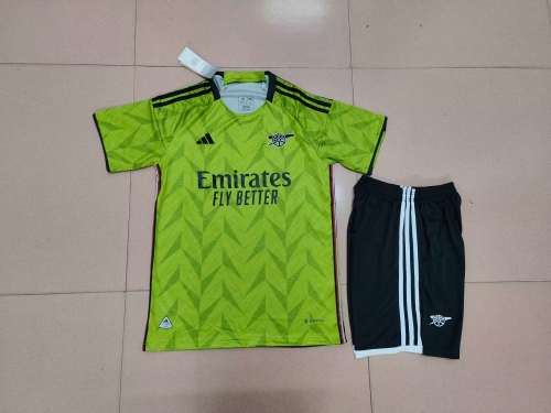 2023/24 Arsenal Away Green Soccer Uniform-315