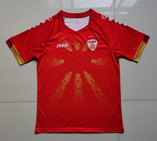 2023/24 North Macedonia Home Red Thailand Soccer Jersey AAA-512