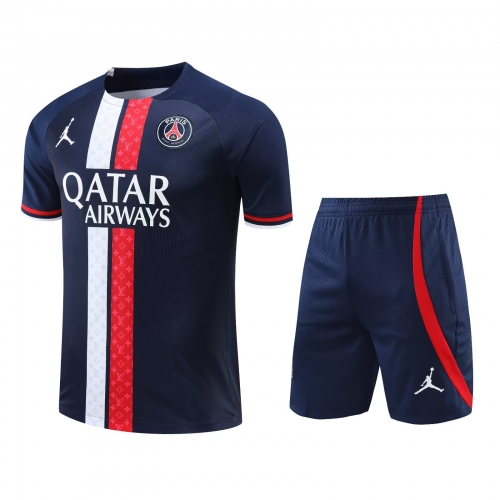 2023/24 New Paris SG Royal Blue Soccer Training Uniform-418