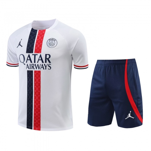 2023/24 New Paris SG White Soccer Training Uniform-418