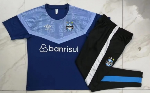 2023/24 Grêmio FBPA Royal Blue Shorts-Sleeve Tracksuit Uniform-815