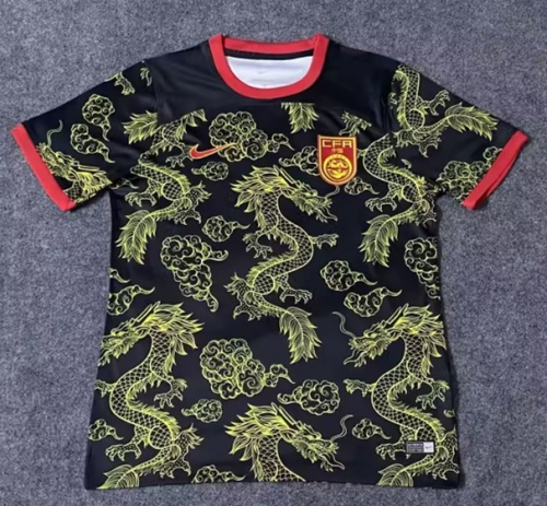 2023/24 China Black with Dragon Thailand Soccer Jersey AAA-YGC
