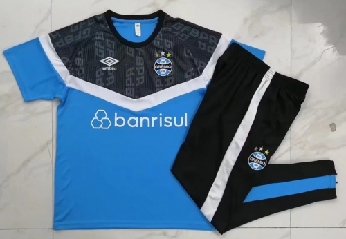 2023/24 Grêmio FBPA Light Blue Shorts-Sleeve Tracksuit Uniform-815