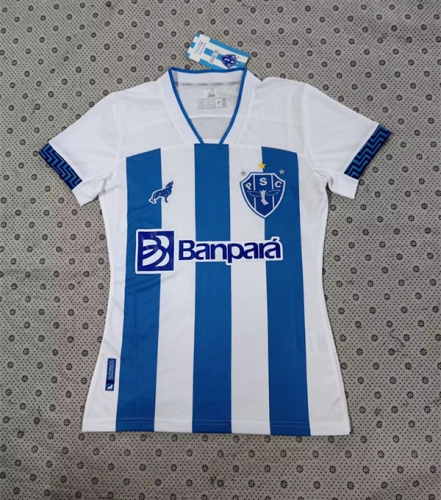 2023/24 Paysandu SC Home White & Blue Women Soccer Jersey AAA-510