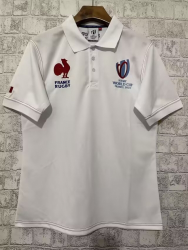 2023 France Home White Thailand Rugby Shirts-805