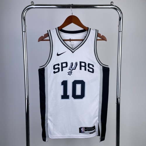 2023 Season NBA San Antonio Spurs White #10 Jersey-311