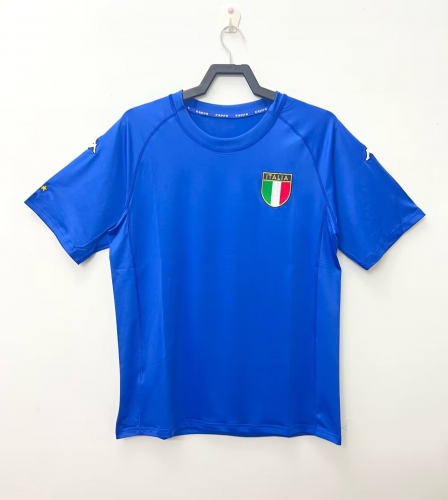 2000 Retro Version Italy Home Blue Thailand Soccer Jersey AAA-811