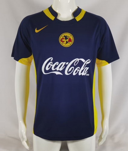 04-05 Retro Version Club América Home Yellow Thailand Soccer Jersey AAA-503