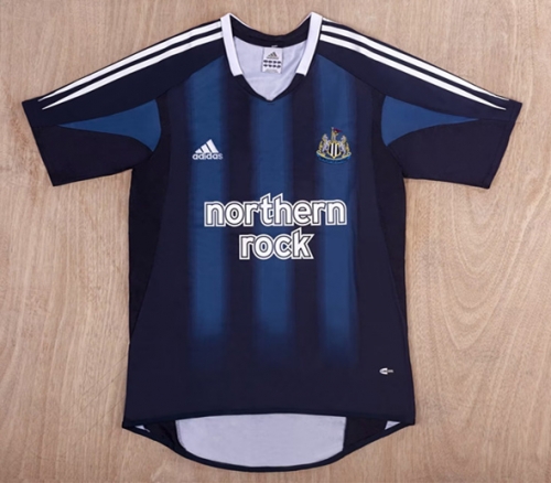 04-05 Retro Version Newcastle United Away Black & Blue Thailand Soccer Jersey AAA-1041