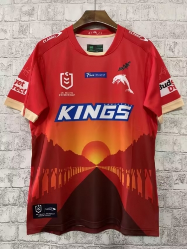 2022/23 Miami Dolphins Red Thailand Rugby Shirts-805
