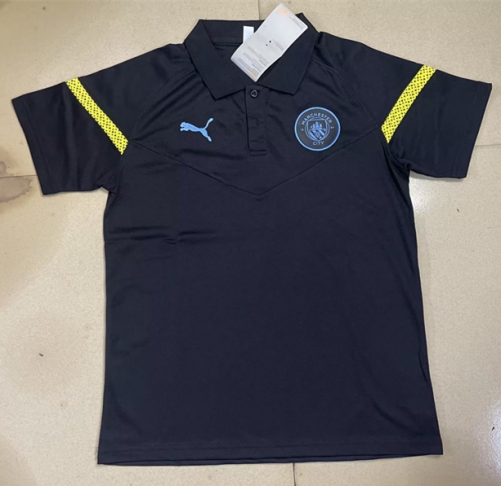 2023/24 Manchester City Royal Blue Thailand Polo Shirts-BY