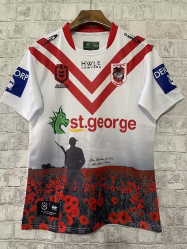 2023 George White Thailand Rugby Vest Shirts-805