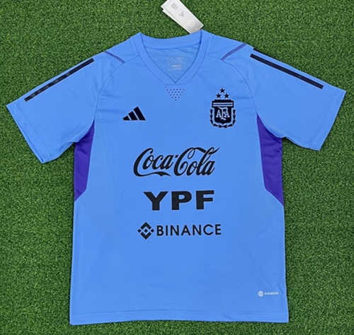 2023/24 Argentina Blue Training Thailand Soccer Jersey AAA-320/313