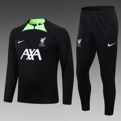 2023/24 Liverpool Black Soccer Tracksuit Uniform-411/GDP