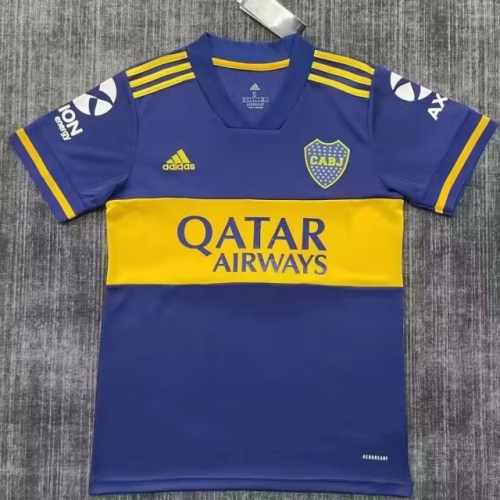 2021 Season  Boca Juniors Home Blue &Yellow Thailand Soccer Jersey AAA-312/23