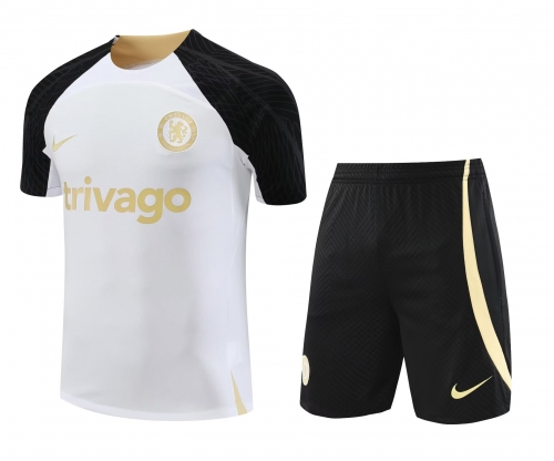 2023/24 Chelsea White Thailand Training Soccer Uniform-418