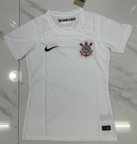 2023/24 Corinthians Away White Thailand Women Soccer Jersey AAA-319/908