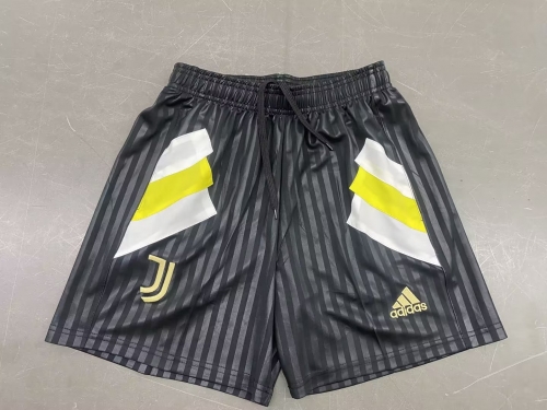 90 Retro Version Juventus Black Thailand Soccer Shorts-703