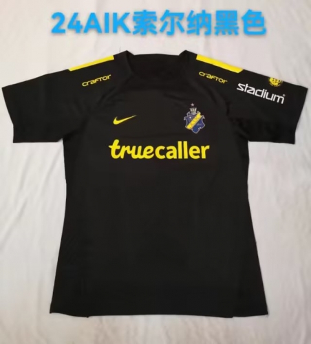 2023/24 AIK Home Black Thailand Soccer jersey AAA-709