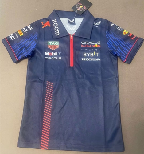Kids 2023 Season Red Bull Green Formula One Racing Shirts-805