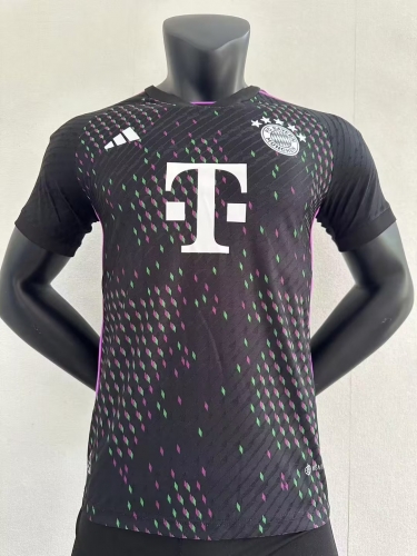 Player Version 2023/24 Bayern München Away Gray & Red Thailand Soccer Jersey AAA-16/MY