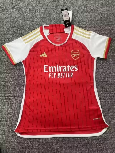 2023/24 Arsenal Home Red Thailand Female Soccer Jersey AAA-PF/319