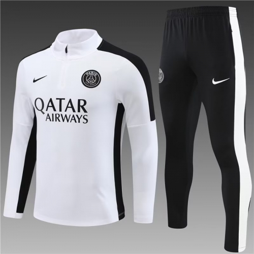 2023/24 Paris SG White Tracksuit Soccer Uniform-801