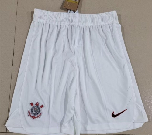 2023/24 Corinthians Away White Thailand Soccer Shorts-315