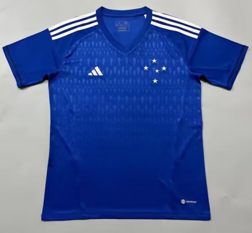 2024/25 Cruzeiro EC Goalkepeer Blue Thailand Soccer Jersey AAA-908/408