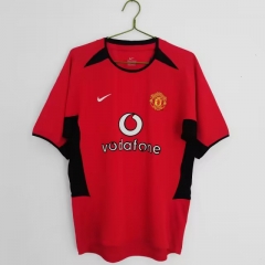 02 Retro Version Manchester United Home Red Thailand Soccer Jersey AAA-601/710/1041