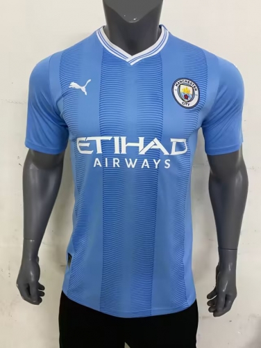 2023/24 Manchester City Home Blue Thailand soccer jersey AAA-416/705/320