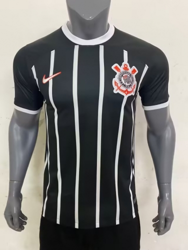 2023/24 Corinthians Home Black Thailand Soccer Jersey AAA-410/416/312