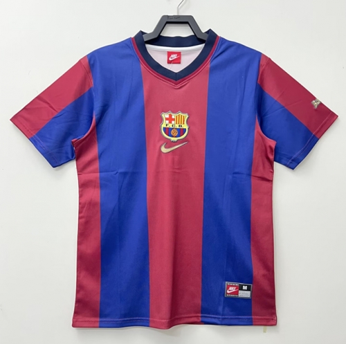 98-99  Retro Version Barcelona Red & Blue Thailand Soccer Jersey AAA-311/519/905