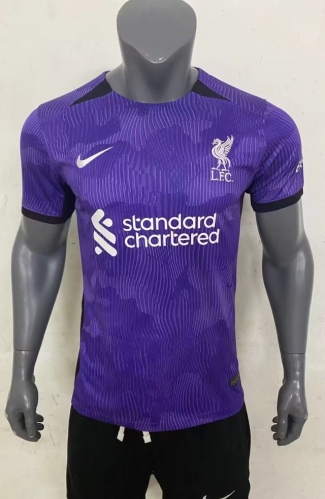 23/24 Specal Version Liverpool 2nd Away Purple Thailand Soccer Jersey AAA-705/416/320