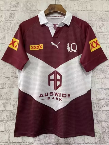 2023 Moroons Red Thailand Rugby Jersey-805