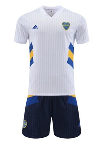 2023/24  Boca Juniors White Thailand Soccer Uniform-PO